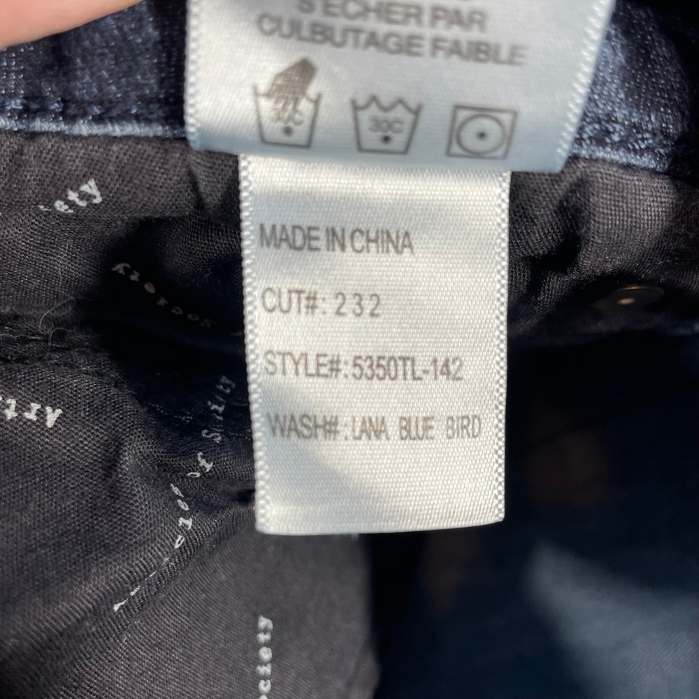 Articles of Society Blue Skinny Jeans Women 28 Mid Rise Dark Wash - Picture 7 of 11